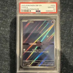 2023 Pokemon Cleffa Illustration Rare PSA Gem Mint 10 - Image 1