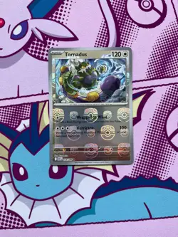 Pokemon TCG - Tornadus 078/086 - Master Ball Reverse Holo - White Flare - NM - Image 1