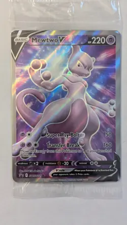 Pokemon TCG Mewtwo V SWSH Black Star Promos SWSH229 - Image 1