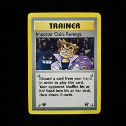 1999 Pokemon Team Rocket Imposter Oak’s Revenge 76/82 WOTC LP - Image 1