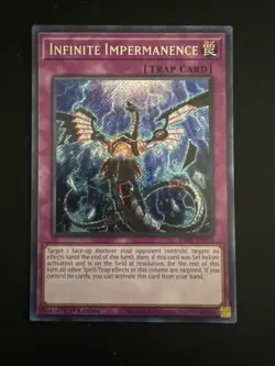Infinite Impermanence (Secret Rare) RA01-EN075 25th Anniversary Rarity... - Image 3