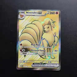Pokemon Card - Ninetales EX Full Art 151 English Scarlet Violet 186/165 - M/NM - Image 1