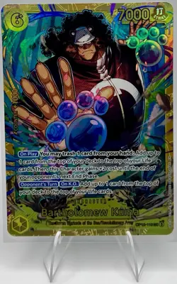 One Piece Card Game – Bartholomew Kuma OP12-119 – SEC Secret Rare – NM - Image 1