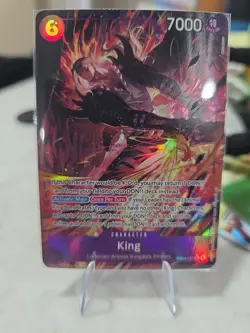 One Piece The Azure Sea’s Seven OP14 King EB04-031 R Alt Art English - Image 1