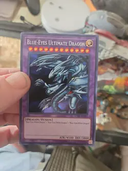Blue-Eyes Ultimate Dragon LCKC-EN057 Secret Rare Yugioh Unlimited Edition NM - Image 1