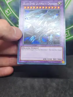 Yugioh Blue-Eyes Ultimate Dragon LCKC EN057 Secret Rare 1st Edition MP - Image 4