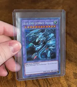 Blue-Eyes Ultimate Dragon LCKC-EN057 Secret Rare 1st Edition Yu-Gi-Oh! - Image 1