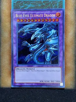 Yugioh Blue-Eyes Ultimate Dragon LCKC-EN057 Secret Rare NM - Image 1