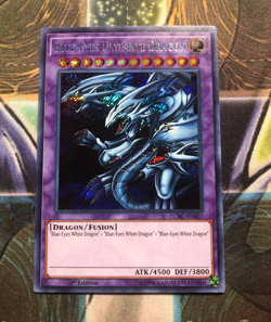 *** BLUE-EYES ULTIMATE DRAGON *** 1ST EDITION SECRET RARE LCKC-EN057 YUGIOH! - Image 1