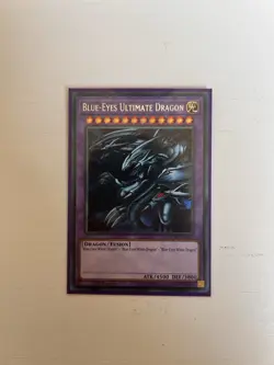 Yu-Gi-Oh Blue-Eyes Ultimate Dragon LCKC EN057 Secret Rare 1st Edition Card - Image 1