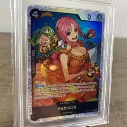 One Piece TCG Rebecca SR Holo OP05-091 Awakening of the New Era PSA 10 English - Image 3