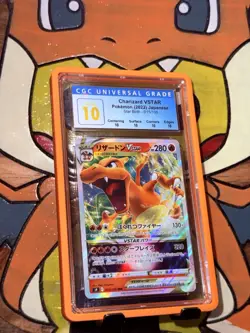 PERFECT Charizard Vstar 015/100 Japanese 2022 Pokemon Star Birth CGC PERFECT 10 - Image 1