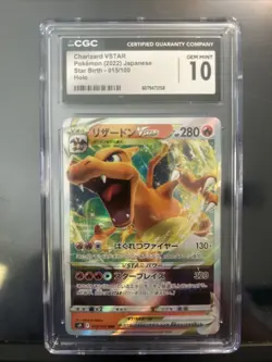 Charizard VSTAR 2022 Japanese Star Birth #15 Holo CGC Gem Mint 10 - Image 1