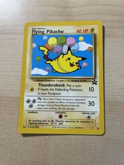 Flying Pikachu 25/53 Wotc Black Star Promo Regular (NM/Better) Vintage Pokemon - Image 1