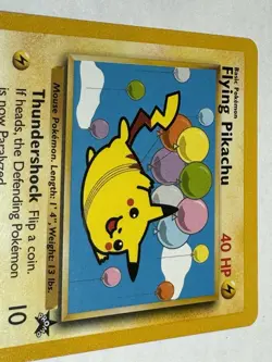 Pokemon Flying Pikachu WOTC Black Star Promo - Image 2
