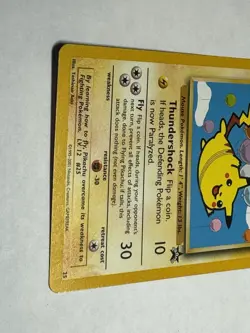 Pokemon Flying Pikachu WOTC Black Star Promo - Image 3