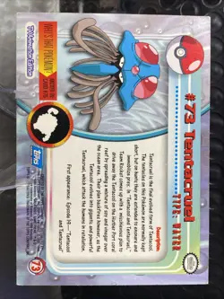 🔥 Tentacruel #73 Blue Logo NM/M | Topps Series 1 - 1999 Pokemon Card - Image 2