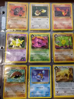 54 card Pokemon Card Lot Base Jungle Fossil Rocket Neo WOTC collection - Image 1