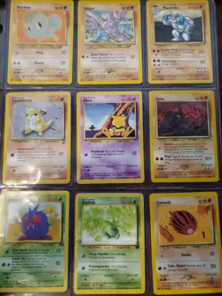 54 card Pokemon Card Lot Base Jungle Fossil Rocket Neo WOTC collection - Image 5