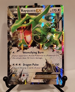 Pokemon TCG Rayquaza EX Ultra Rare Card 75/108 XY: Roaring Skies MINT - Image 1