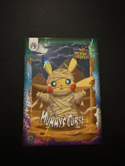 Pokemon Cosplay(Pikachu) Electric #36 The Mummy’s Curse- Fan Art Exclusive Card - Image 1