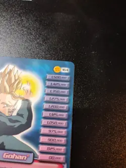 Dragon Ball Z TCG Gohan 164 165 Hi Tech Foil Folding Personality Card UNLIMITED - Image 3
