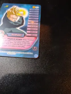 Dragon Ball Z TCG Gohan 164 165 Hi Tech Foil Folding Personality Card UNLIMITED - Image 4