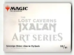 Sovereign Okinec Ahau Art Card 53 (Gold-Stamped Signature) LCI - Image 2