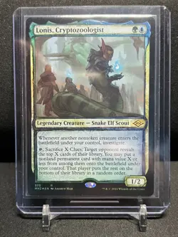 Lonis, Cryptozoologist - Showcase Foil - Magic MTG 2021 Modern Horizons 2 LP/NM - Image 1