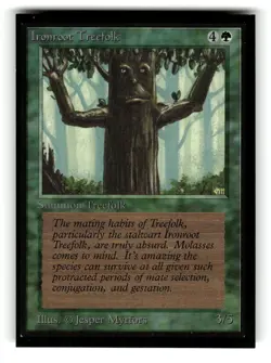 Ironroot Treefolk (IE) International Edition Near Mint - Image 1
