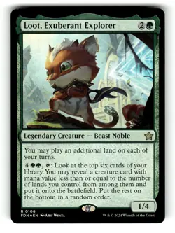 Loot, Exuberant Explorer Foundations 106 NM FOIL 2 - Image 1