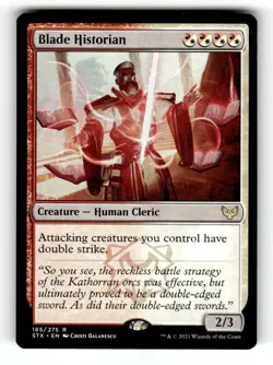 Blade Historian Strixhaven: School of Mages 165 Near Mint - Image 1