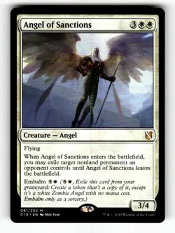Angel of Sanctions Commander 2019 61 Near Mint - Image 1