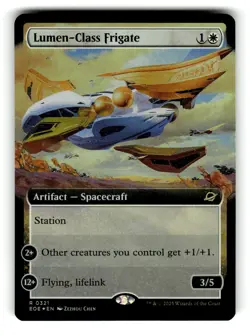 Lumen-Class Frigate (Extended Art) Edge of Eternities 321 NM FOIL - Image 1