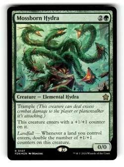 Mossborn Hydra Foundations 107 NM FOIL - Image 1