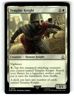 Templar Knight Universes Beyond: Assassin's Creed 10 NM FOIL - Image 1