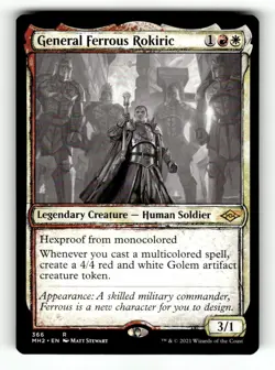 General Ferrous Rokiric (Showcase) Modern Horizons 2 366 Near Mint 1 - Image 1
