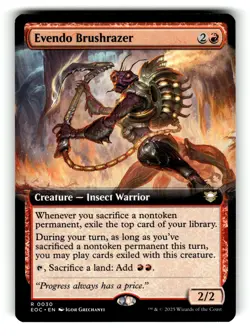 Evendo Brushrazer (Extended Art) Commander: Edge of Eternities 30 Near Mint 3 - Image 1