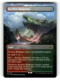 Restless Ridgeline (Borderless) The Lost Caverns of Ixalan 350 Near Mint - Image 1