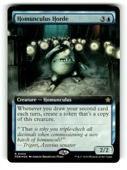 Homunculus Horde (Extended Art) Foundations 454 NM FOIL - Image 1