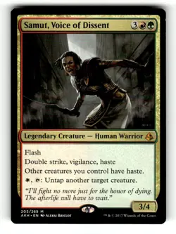 Samut, Voice of Dissent Amonkhet 205 Near Mint - Image 1