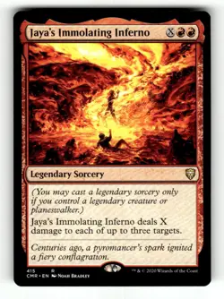 Jaya's Immolating Inferno Commander Legends 415 Near Mint - Image 1
