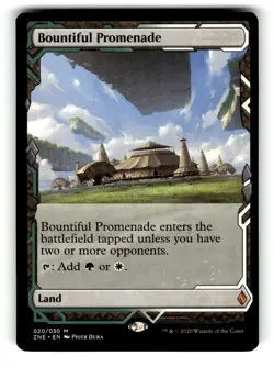 Bountiful Promenade Zendikar Rising Expeditions 20 Near Mint - Image 1