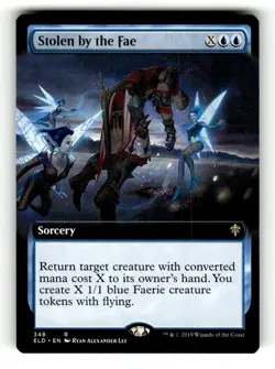 Stolen by the Fae (Extended Art) Throne of Eldraine 348 Near Mint - Image 1