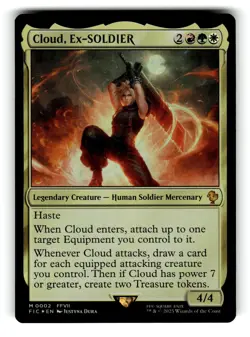Cloud, Ex-SOLDIER Commander: FINAL FANTASY 2 NM FOIL - Image 1