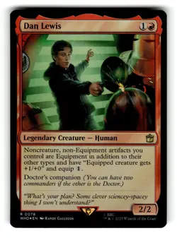 Dan Lewis Universes Beyond: Doctor Who 78 NM FOIL - Image 1