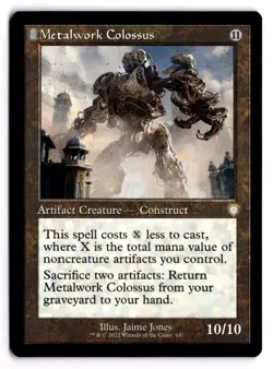 Metalwork Colossus (Retro Frame) 147 Commander: The Brothers' War NM - Image 1