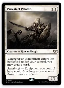 Puresteel Paladin 51 R Commander Masters Near Mint - Image 1