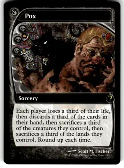 MTG - Pox (Future Sight) 185 - Mystery Booster 2 NM - Image 1