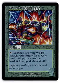 Evolving Wilds (Rainbow Foil) Foil 824 R Secret Lair Drop Series Near Mint 1 - Image 1